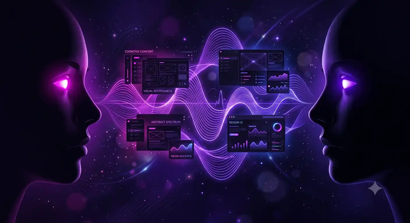 La psicología detrás del Dark Mode y las paletas Neón